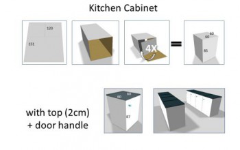 Cardboard kitchen